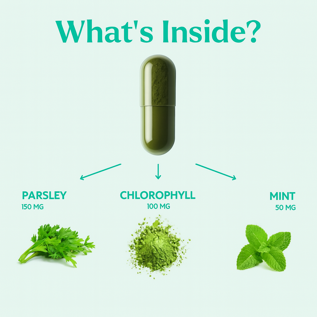 Cleava™ chlorophyll capsules