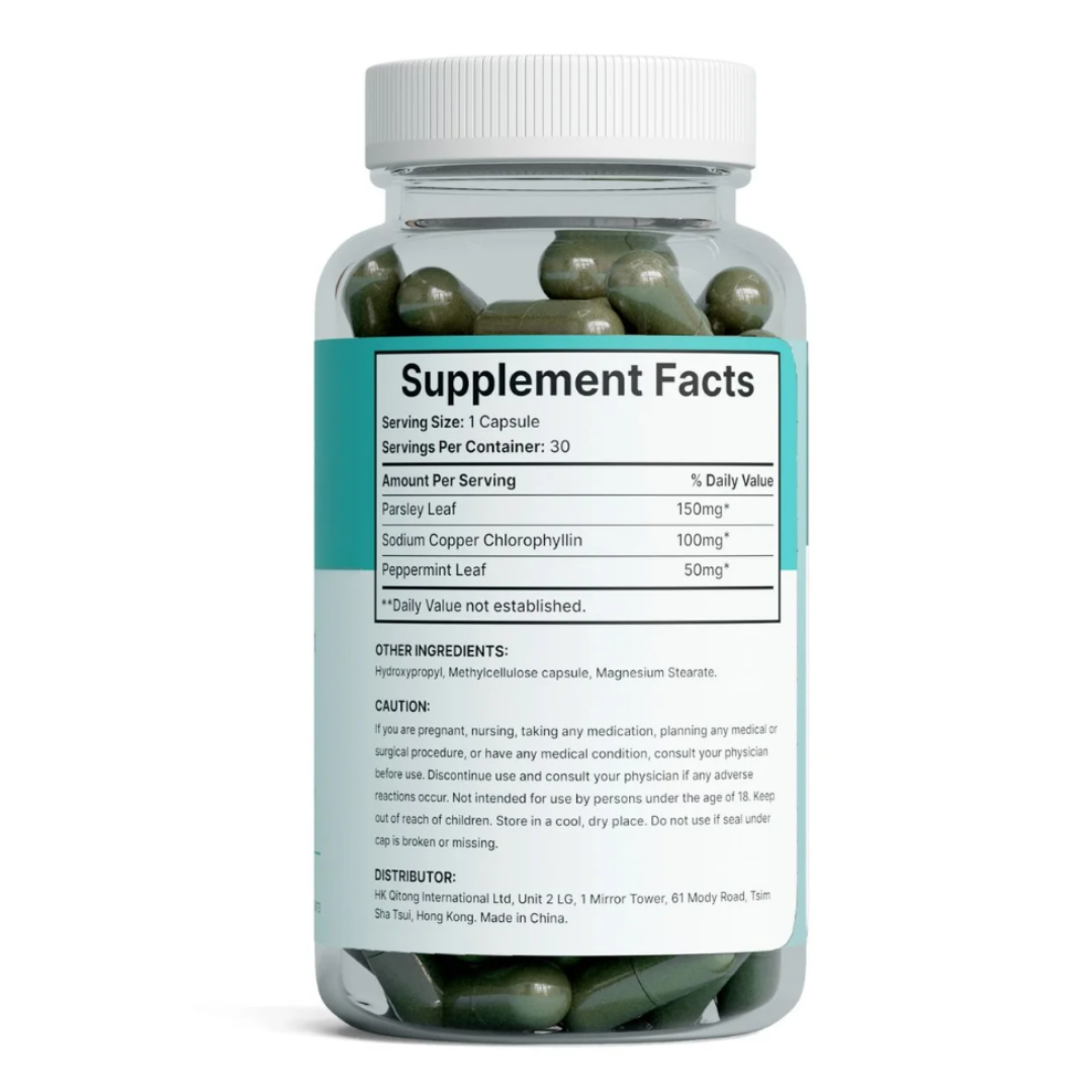 Cleava™ chlorophyll capsules